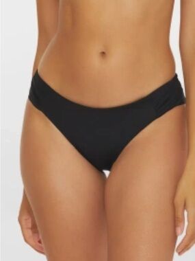 TRINA TURK Monaco Tab Hipster Bikini Bottoms In Black
